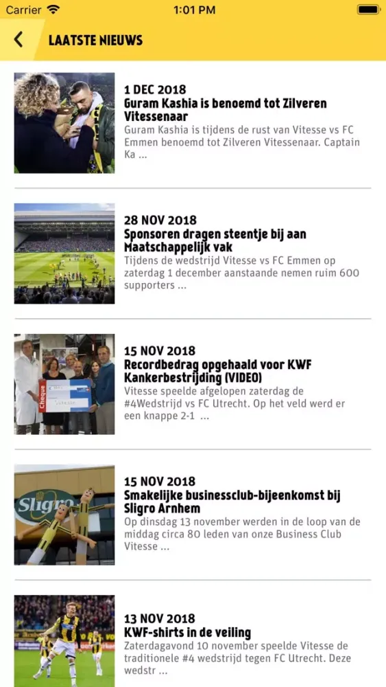 Capturas de pantalla de BCVG