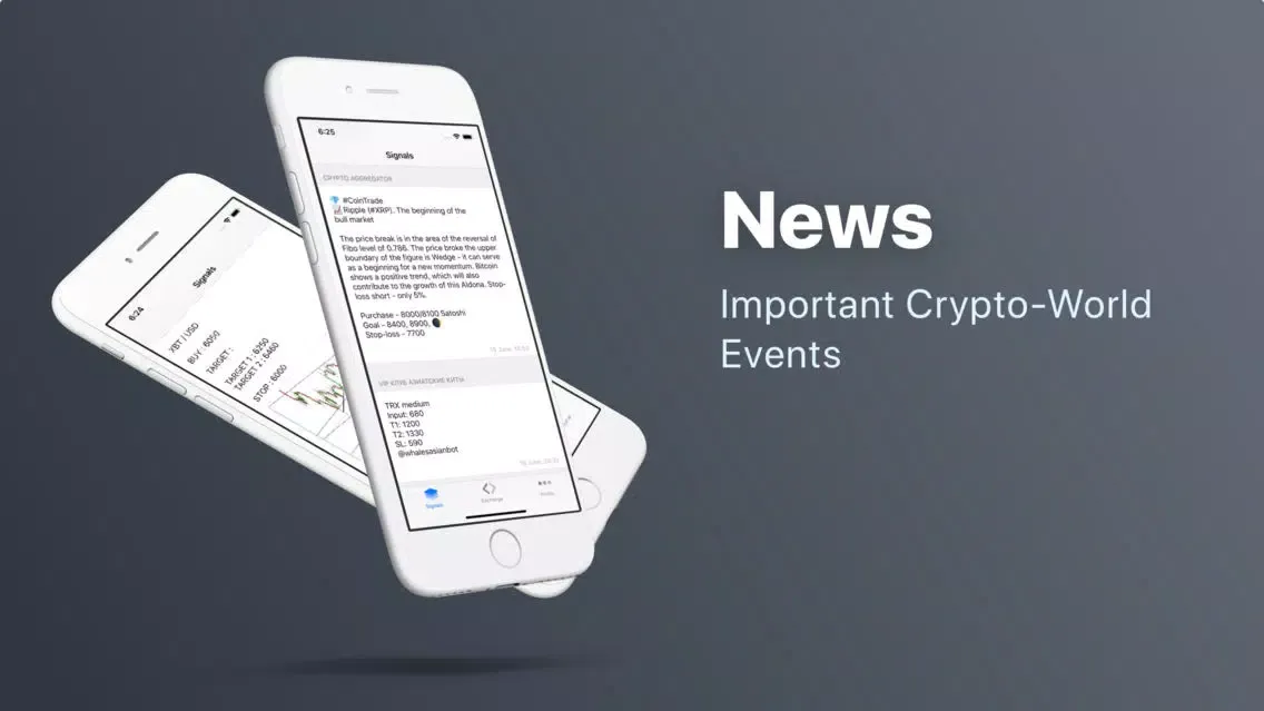 Captures d'écran de Crypto Signals News