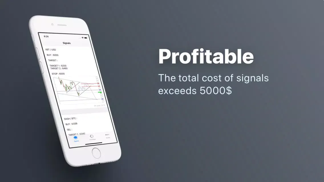 Captures d'écran de Crypto Signals News