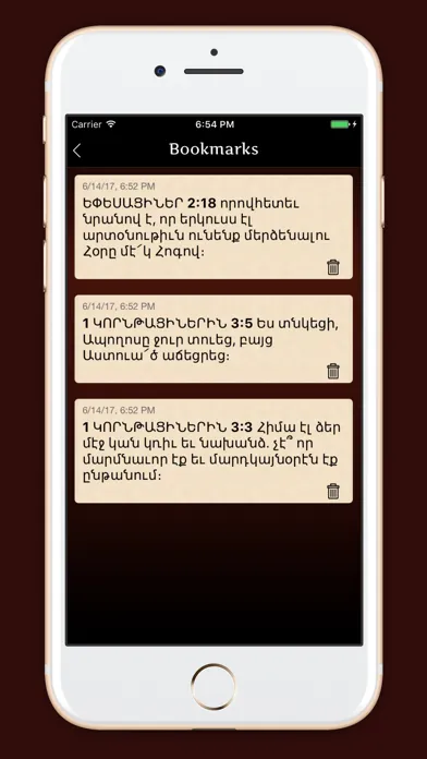 Capturas de tela do Armenian Holy Bible