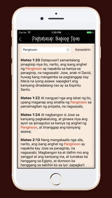 Zrzuty ekranu Ang Biblia (Tagalog Bible)