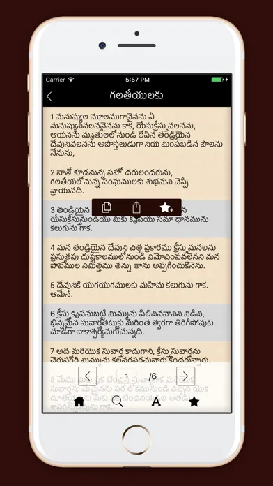 Capturas de tela do Telugu Bible Indian Version