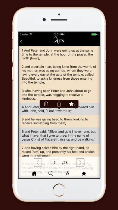 Ảnh chụp màn hình của Young's Literal Bible (YLT)