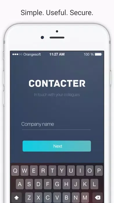 Contacter — your company private contact book Screenshots