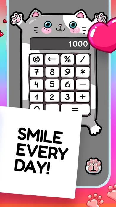 Cuteculator سکرین شاٹس