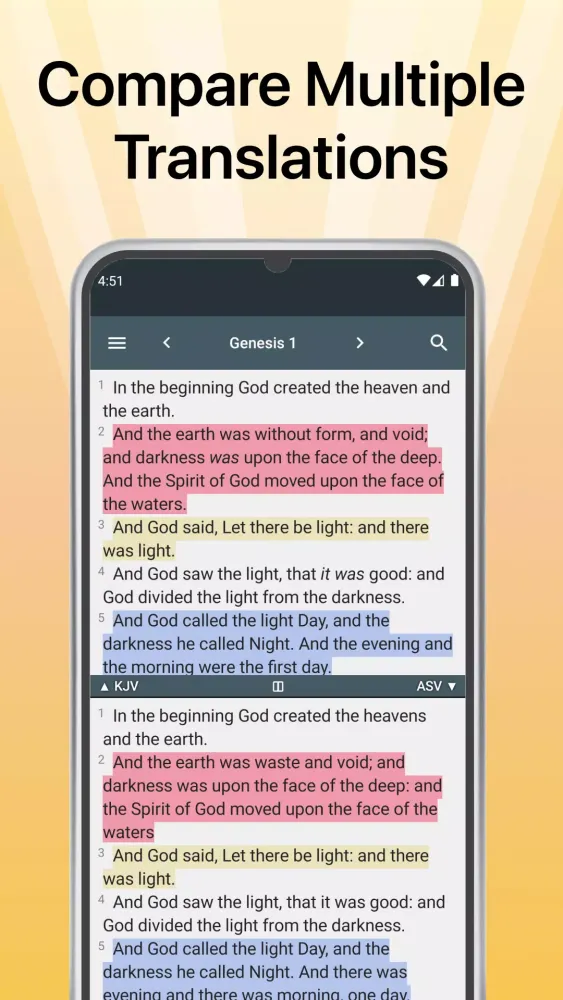 Ảnh chụp màn hình của Sainte Bible Louis Segond, LSG