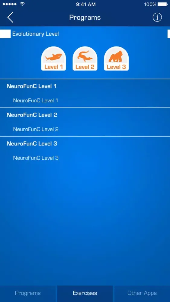 Neuro FunC-tional Training for All Screenshots