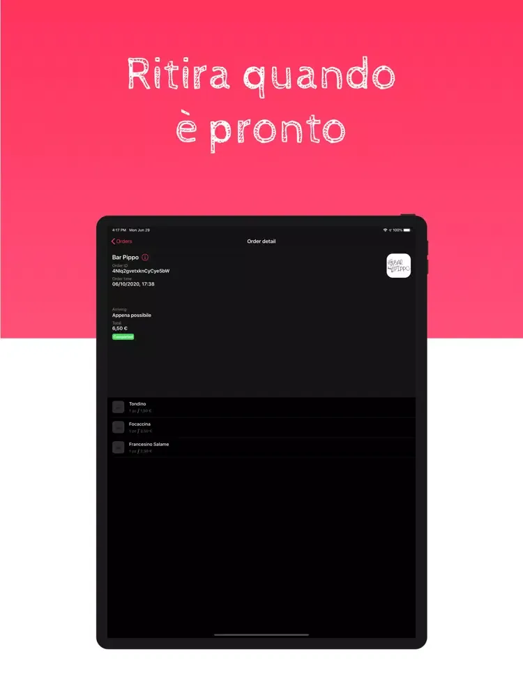 Ảnh chụp màn hình của sOOner iPad 