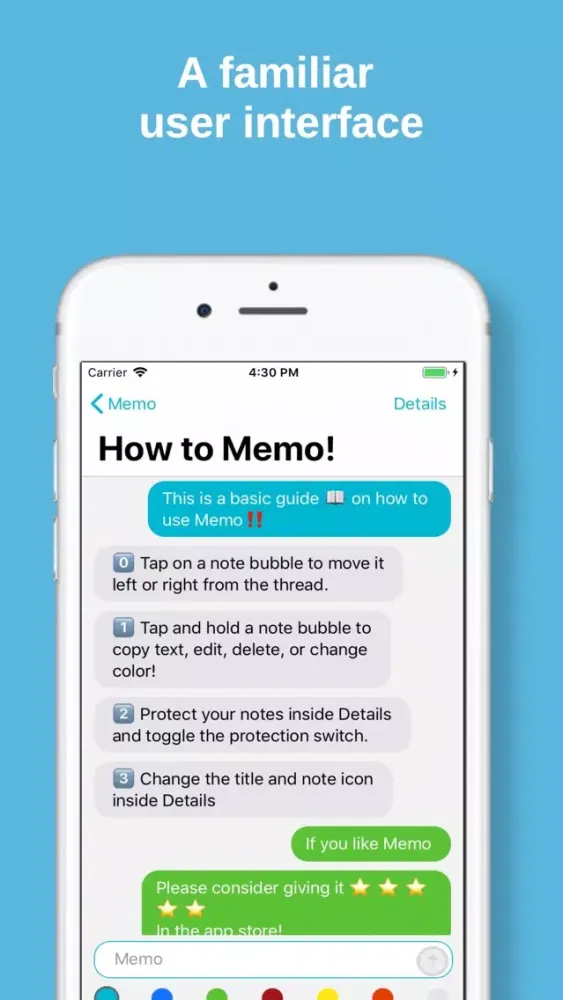 Capturas de pantalla de Memo - A Better Notes App!