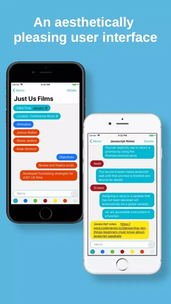 Capturas de pantalla de Memo - A Better Notes App!