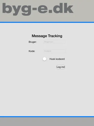byg-e Message Tracking iPad  Screenshots