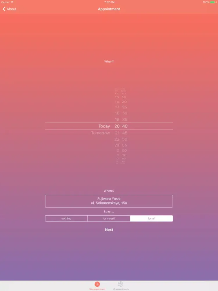 Eat | Meet iPad  Screenshots