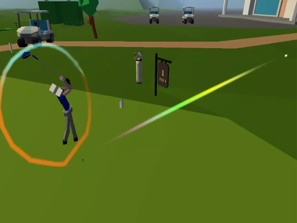 Capturas de tela do Real Golf Super Star Pro iPad 