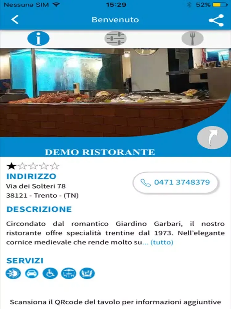 Capturas de pantalla de Cuore Menù iPad 