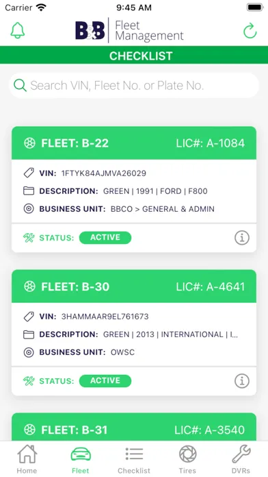 B&B Fleet स्क्रीनशॉट