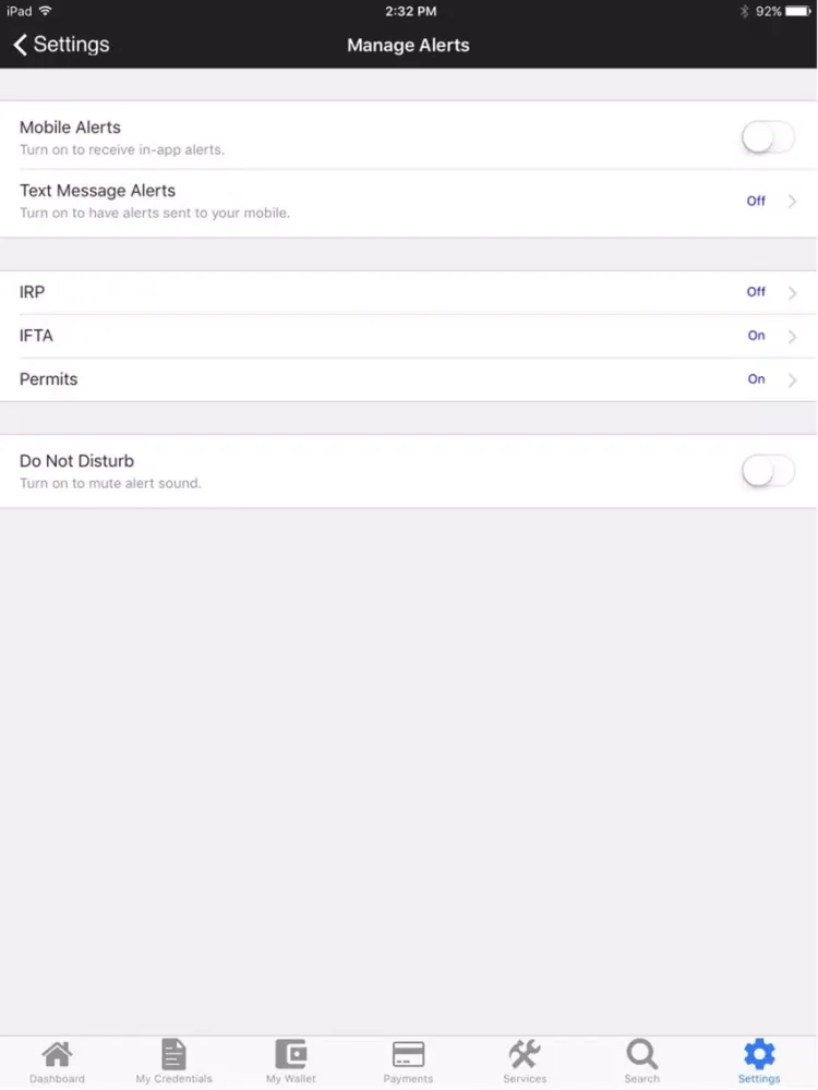 CTS-ePART iPad  Screenshots