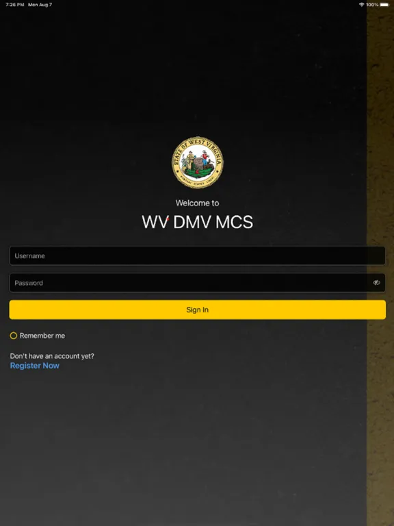 WV DMV MCS iPad 應用截圖