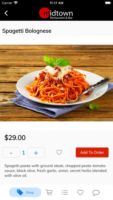 Midtown Restaurant Screenshots