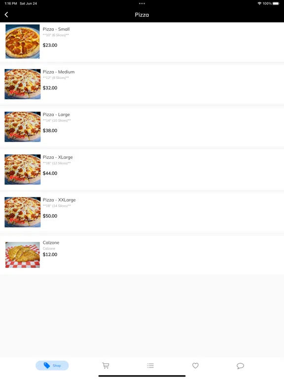 Moe's Pizza iPad  Ekran Görüntüleri