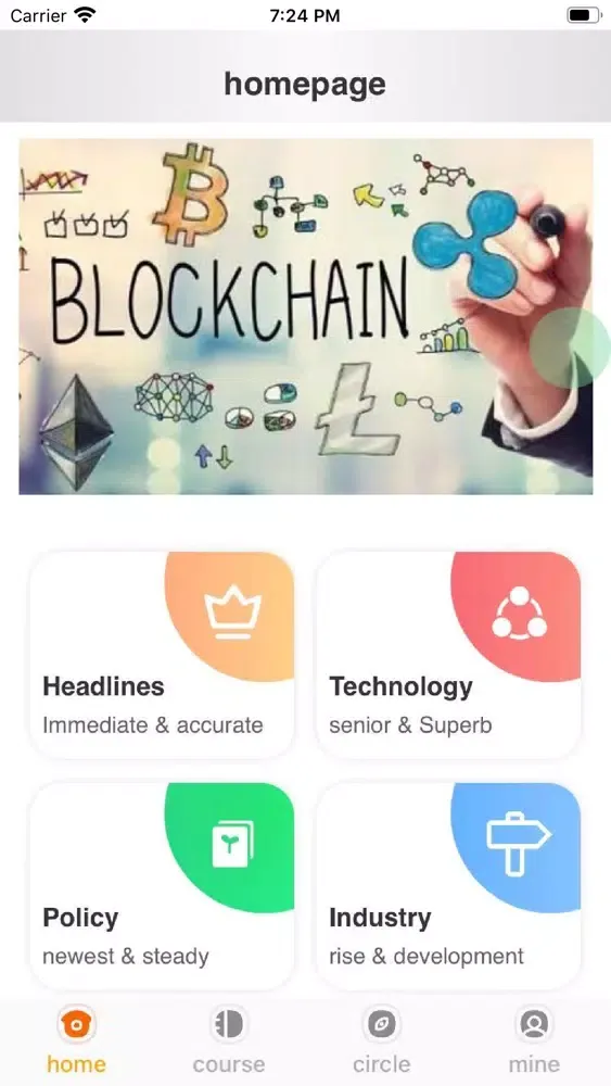 bzCourse Blockchain news Screenshots