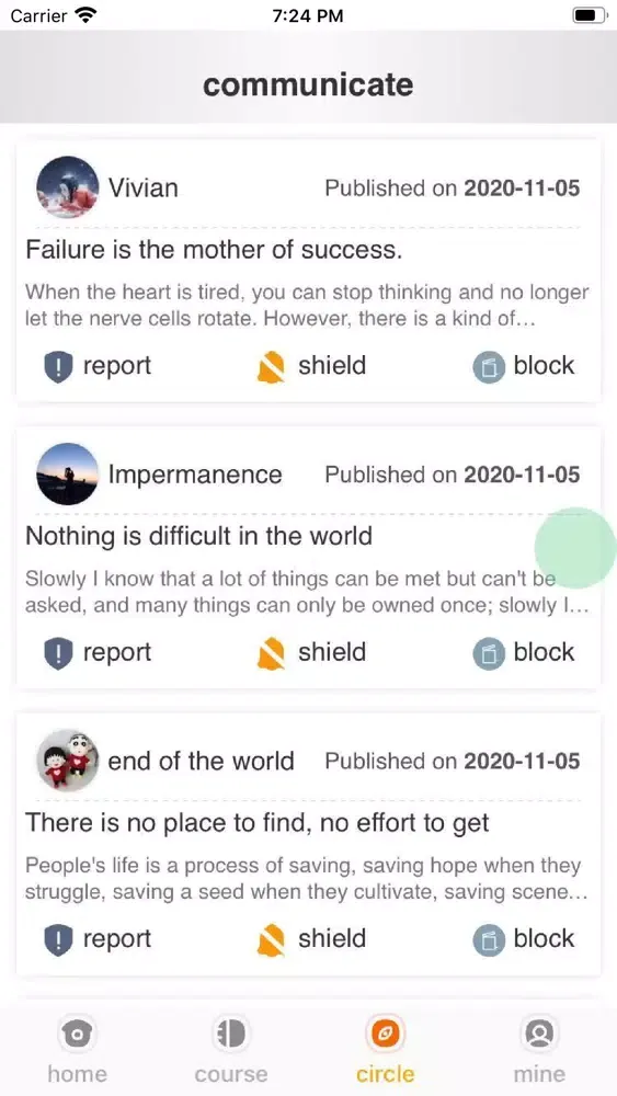 bzCourse Blockchain news Screenshots
