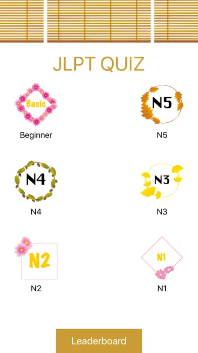 JLPT Quiz - Easy to try JLPT Screenshots