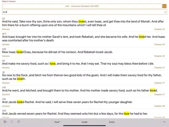 Bible Pocket iPad  Ekran Görüntüleri