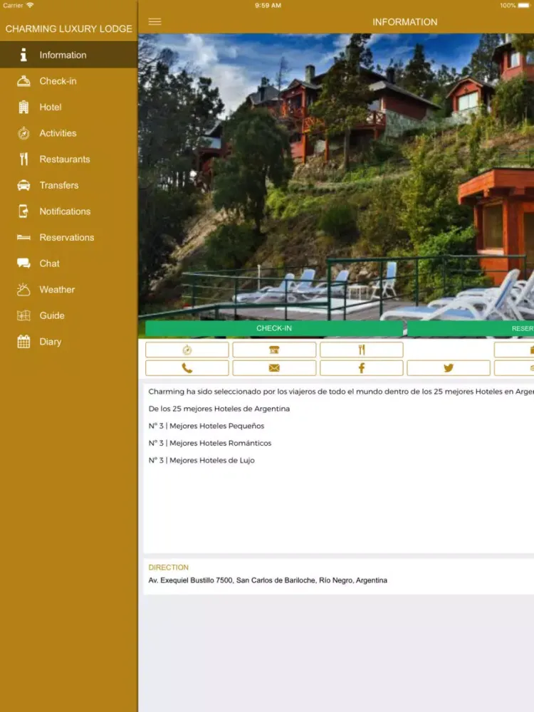 Charming Luxury Lodge & Spa iPad  سکرین شاٹس