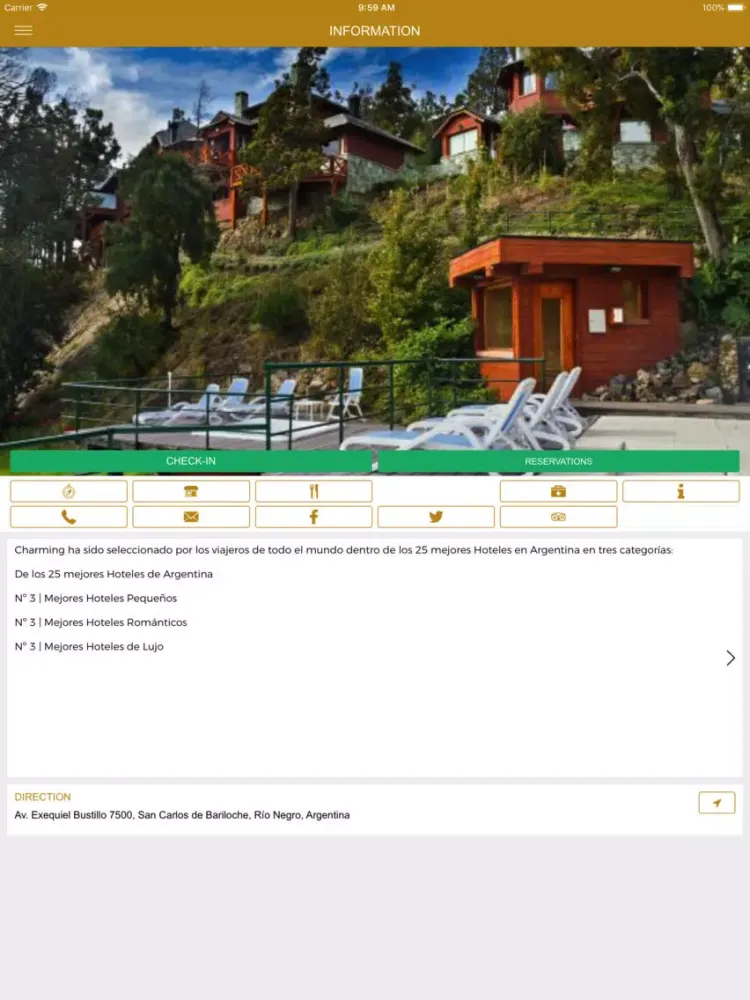 Charming Luxury Lodge & Spa iPad  سکرین شاٹس