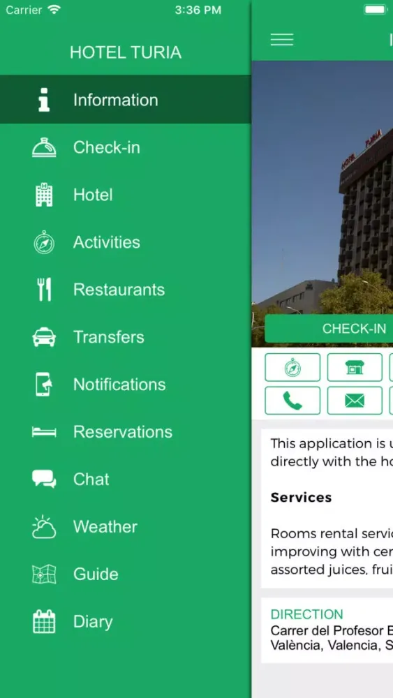 Hotel Turia スクリーンショット