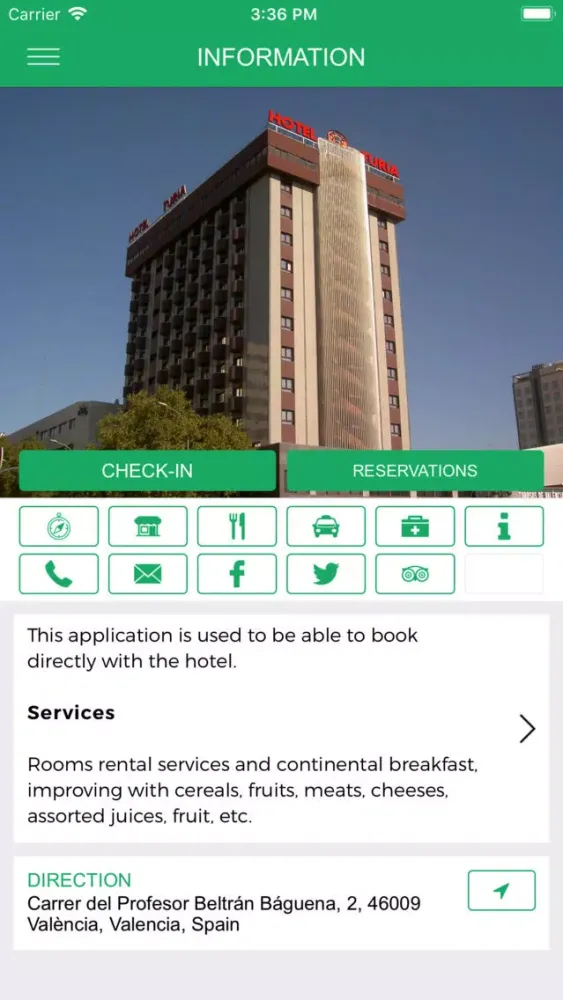 Hotel Turia スクリーンショット