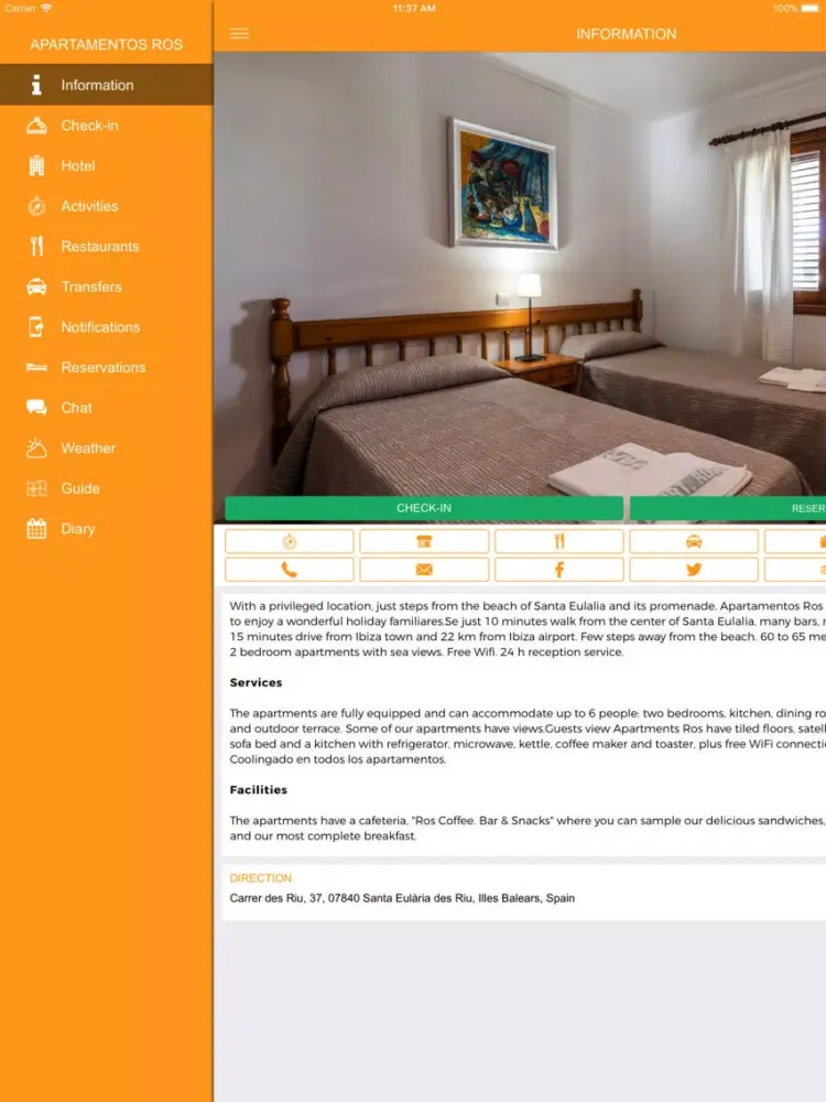 Apartamentos Ros iPad 應用截圖