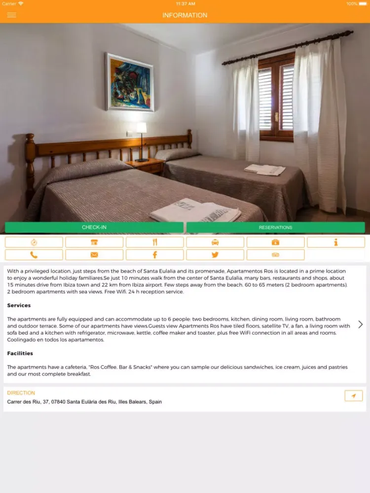 Apartamentos Ros iPad 應用截圖