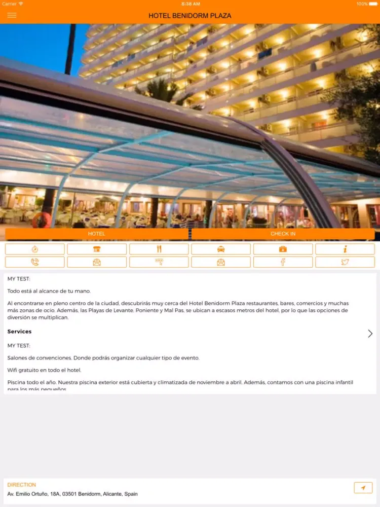 Captures d'écran de Hoteles GF Benidorm iPad 