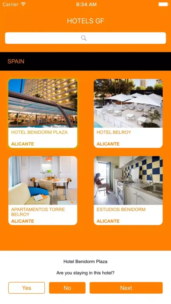 Captures d'écran de Hoteles GF Benidorm