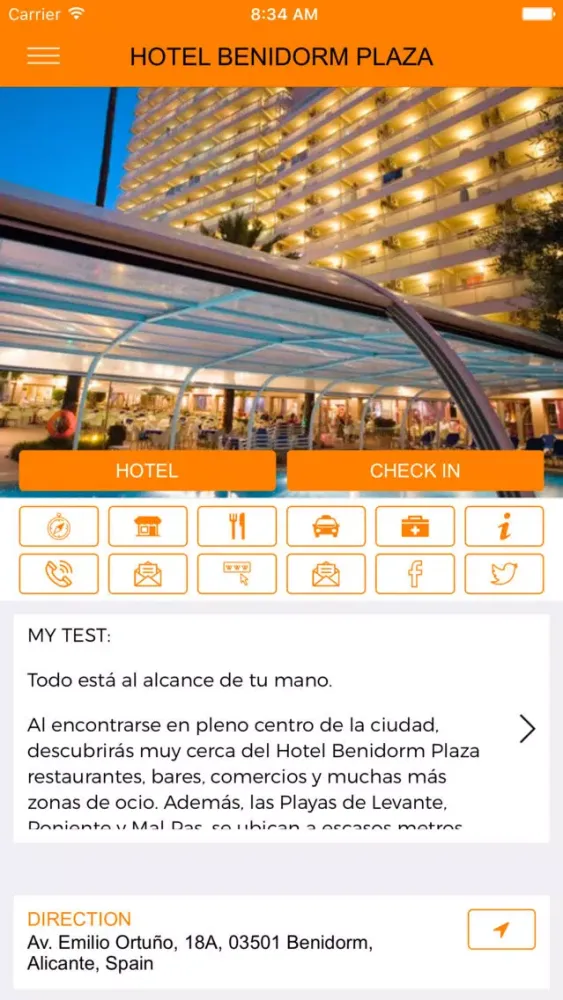 Captures d'écran de Hoteles GF Benidorm