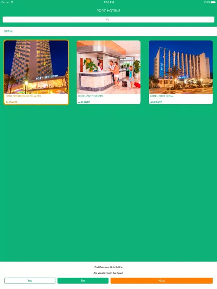 تصاویر Port Hotels iPad 