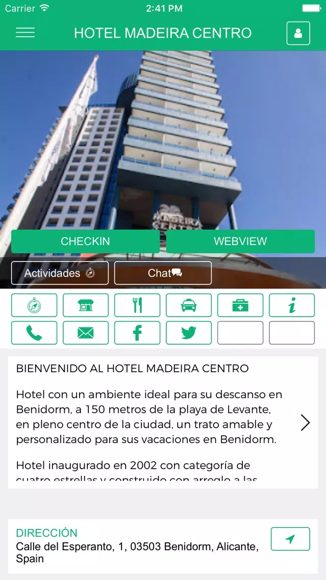 Capturas de tela do Hotel Madeira