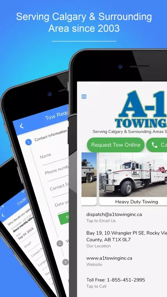 ภาพหน้าจอของ A-1 Towing Inc.