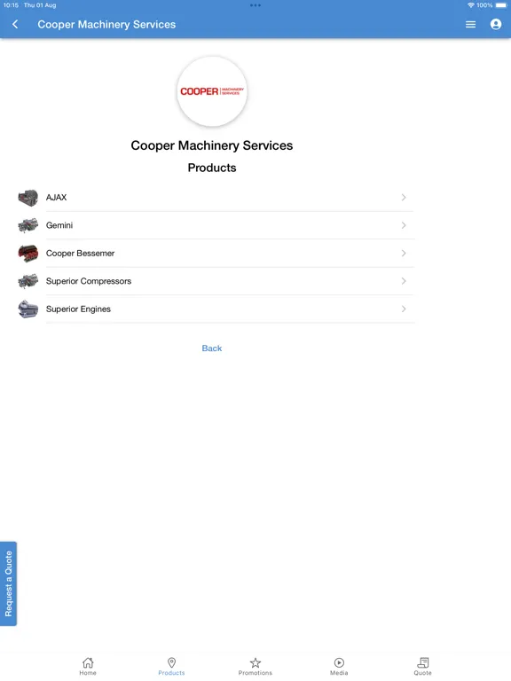 Zrzuty ekranu AB Comp iPad 