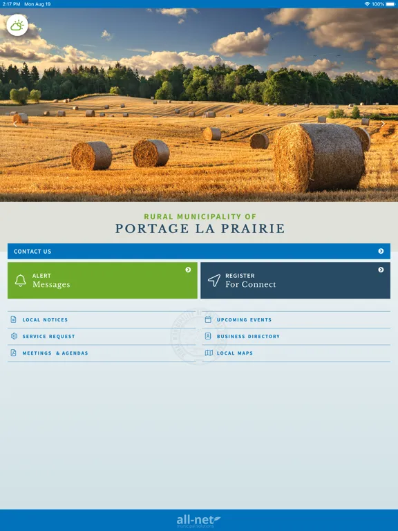 RM of Portage la Prairie iPad 應用截圖