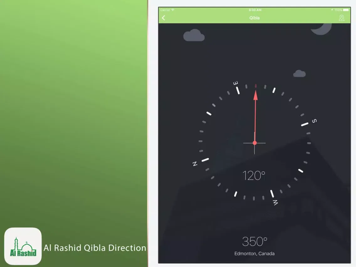 Capturas de tela do Al Rashid Mosque: Prayer times in Edmonton Canada iPad 