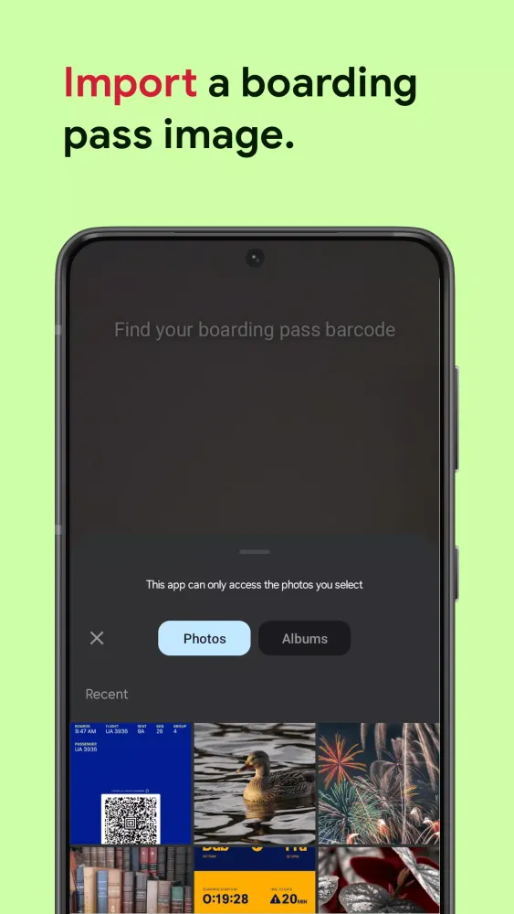 Boarding Pass Scanner Screenshots
