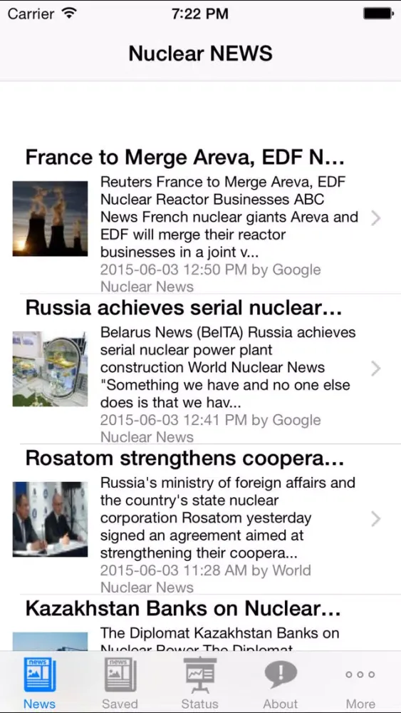 Tangkapan layar Nuclear News