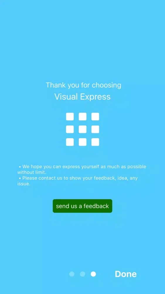 ภาพหน้าจอของ Visual Express Lite