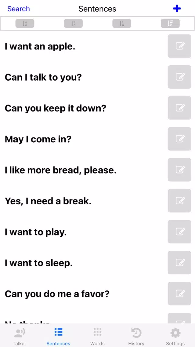 VisualTalker Lite - The Simplest AAC 스크린샷