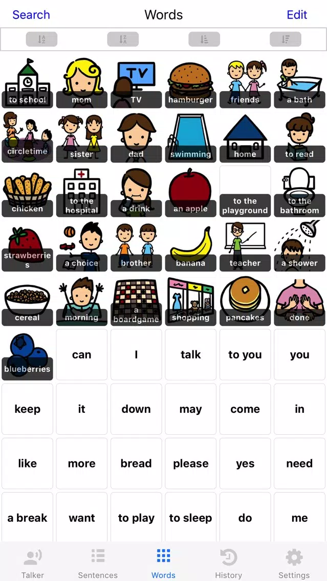 VisualTalker Lite - The Simplest AAC 스크린샷