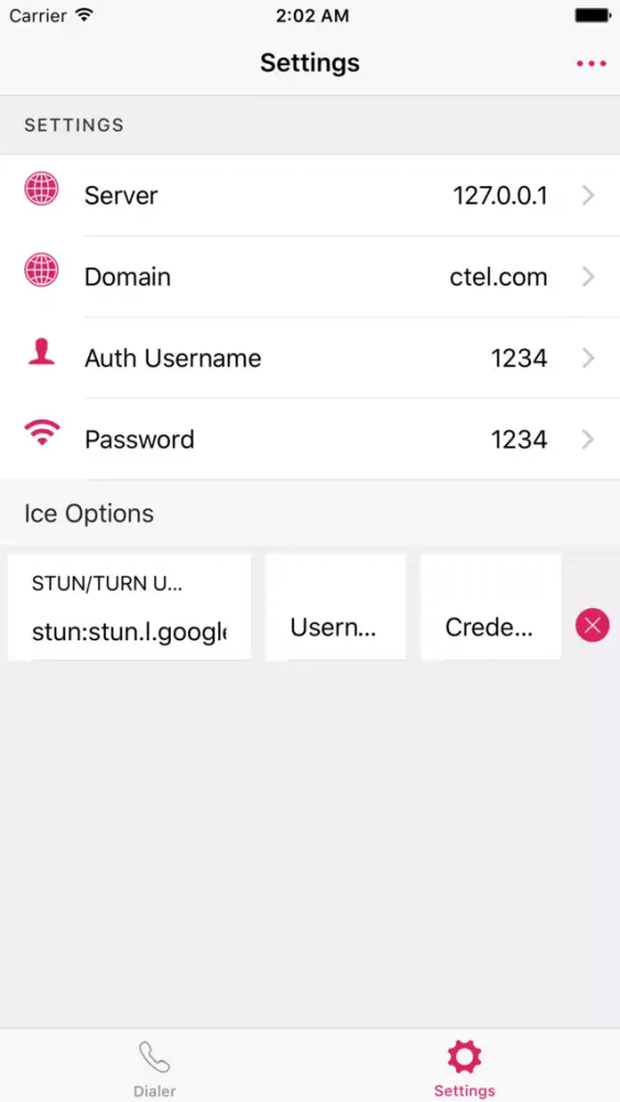 Drachtio WebRTC Ref Client Screenshots