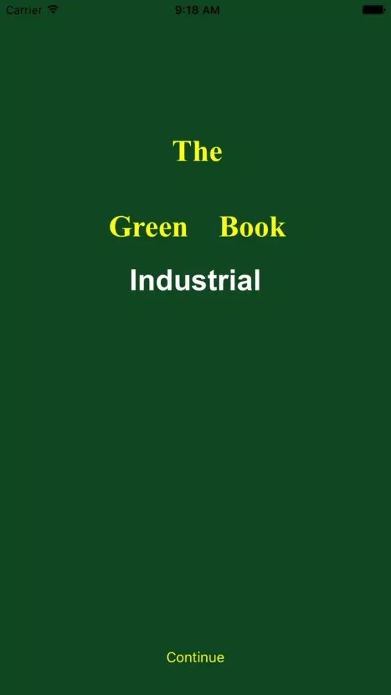Industrial Green Book Screenshots