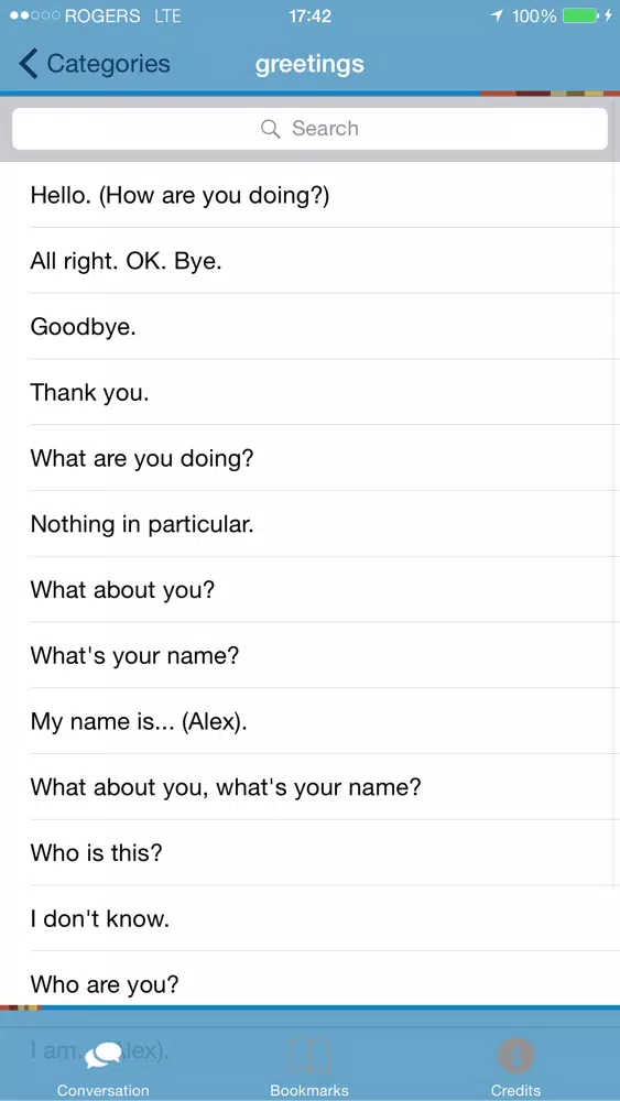 Capturas de pantalla de Innu Conversation